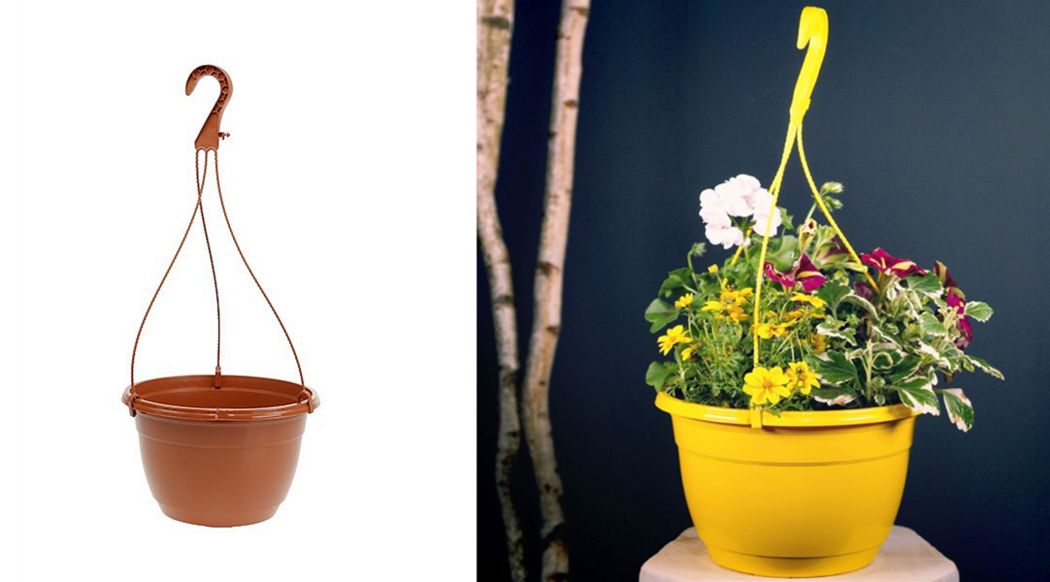 17 idées de pots de fleurs suspendus - BricoBistro  Pots de fleurs  suspendus, Jardinière suspendue, Pot de fleurs