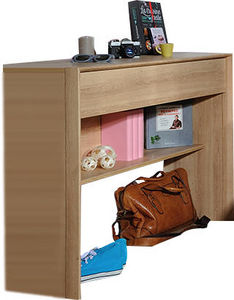 WHITE LABEL - meuble console à 1 tiroir coloris bois naturel - Console