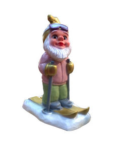 HIRSCHGLÜCK MADE IN GERMANY - skiing gnome - Décoration De Table