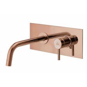 PAFFONI - light - robinet de lavabo à encastrer, finition rose gold (lig103rose/m) - Mitigeur Lavabo