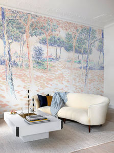 ISIDORE LEROY - --balade sous les pins - Papier Peint Panoramique