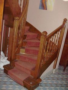 Antiques Forain -  - Escalier Deux Quarts Tournant