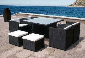 DECO alfresco - cuba 8 seater dining set - Table De Jardin