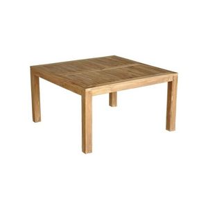 BOIS DESSUS BOIS DESSOUS - table de jardin en bois de teck midland - Table De Jardin