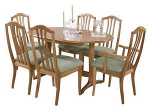 White & Newton - trafalgar oval dining table - Table De Repas Ovale