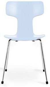 Arne Jacobsen - chaise 3103 arne jacobsen bleu lot de 4 - Chaise