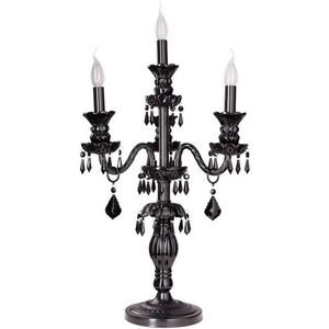 CHIARO - chandelier 4 branches métal gothique - Lampe À Poser