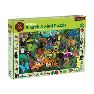 BERTOY - search & find puzzle rainforest - Puzzle Enfant