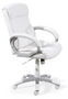 Chaise de bureau-WHITE LABEL-Fauteuil de bureau ergonomique coloris blanc desig