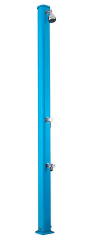FORMIDRA - Douche d'extérieur-FORMIDRA-Douche solaire bleue jolly s avec mitigeur et rinc