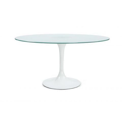 WHITE LABEL - Table de repas ronde-WHITE LABEL-Table repas design Leto