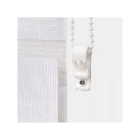 WHITE LABEL - Store enrouleur-WHITE LABEL-Store enrouleur blanc 116 x 120 cm