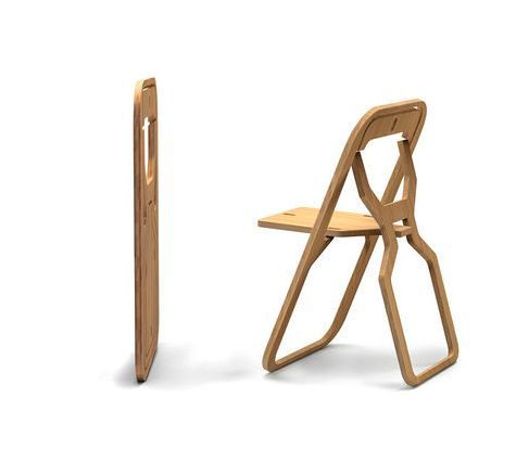 INFINE DESIGN OBJET - Chaise pliante-INFINE DESIGN OBJET-Natural Bamboo