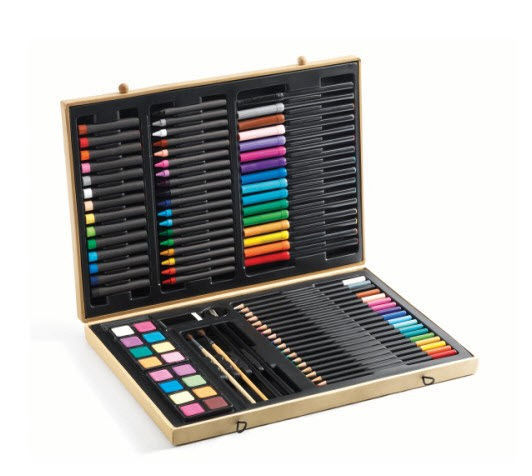 Oxybul - Crayons de couleur-Oxybul-Grand coffret de dessin