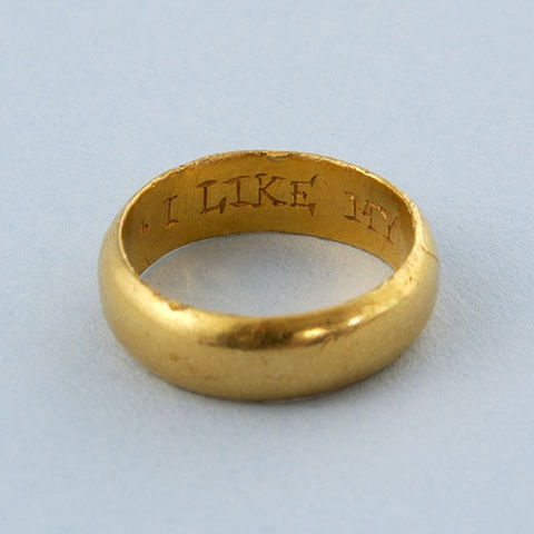 Sanda Lipton - Bague-Sanda Lipton-17th Century gold posy ring