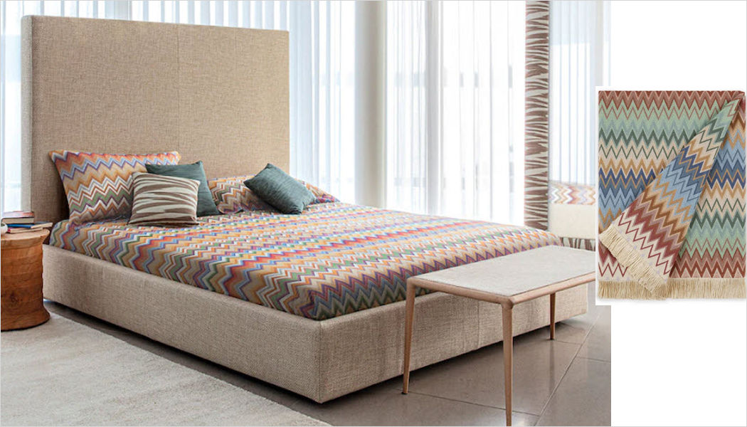 Missoni Home Tartan rug Bedspreads and bed-blankets Household Linen  | 