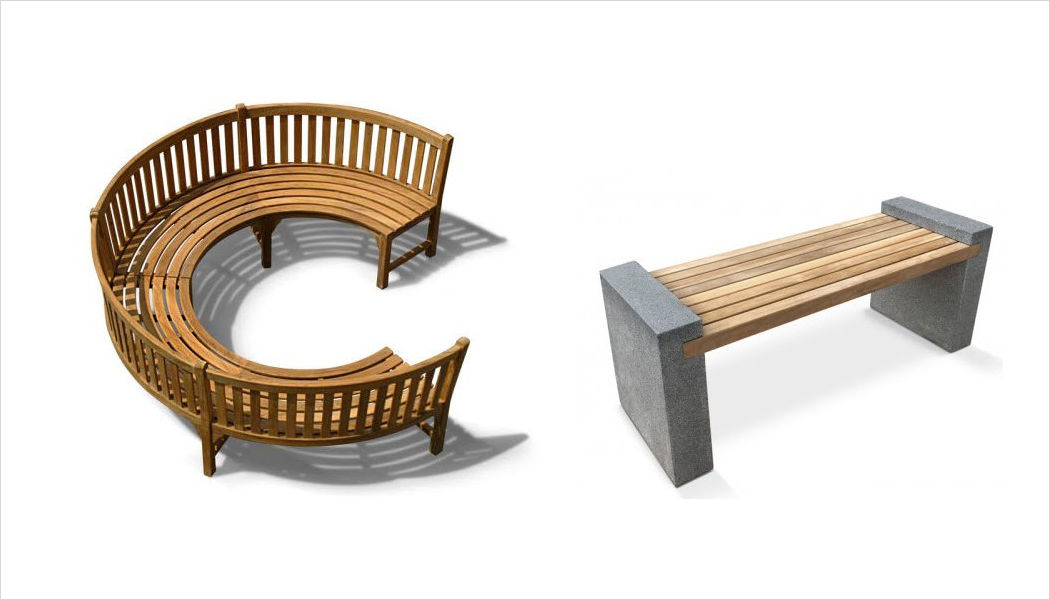 Lindsey Teak Garden bench Garden seats Garden Furniture Garden-Pool | Design Contemporary