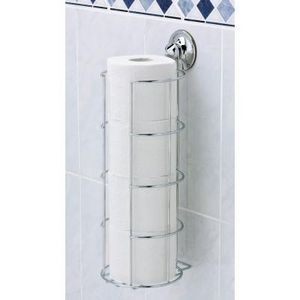 EVERLOC - range papier toilette ventouse - Spare Toilet Roll Holder