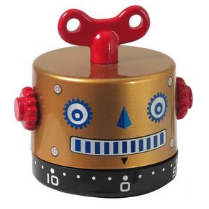 INVOTIS - minuteur robot marron - Timer