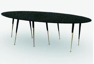 La Fibule -  - Oval Coffee Table