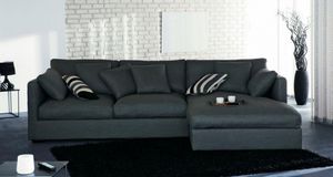 Home Spirit - canapé d'angle droite convertible chicago microfi - Sofa Bed
