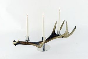 ARTURE ART &  NATURE - deer antler  - Candlestick