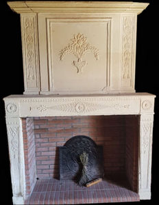 Materiaux Anciens Labrouche Fils - avec trumeau - Fireplace Mantel