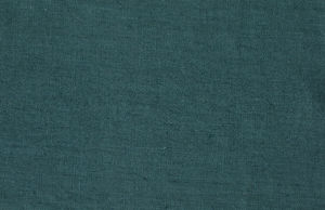 THEVENON - lin lavé vert emeraude - Upholstery Fabric