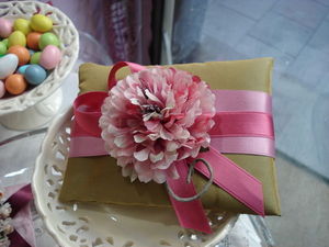 RICAMERIA MARCO POLO - cuscinetto per bomboniere matrimonio e cerimonie - Marriage Candy Box