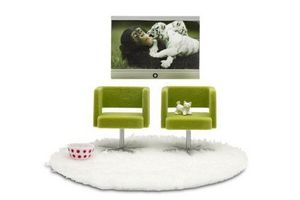 Micki Leksaker - lundby stockholm tv set - Miniature Furniture