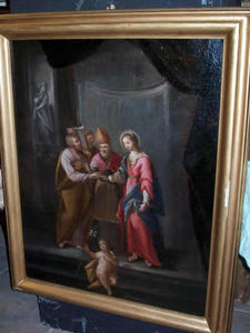 LA CONGREGA ANTICHITA' - tableau : sposalizio della vergine - Oil On Canvas And Oil On Panel