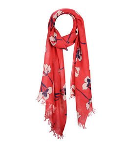 Mimo International - crocus red woven scarf - Scarf