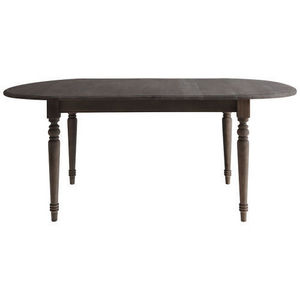 MAISONS DU MONDE - table à dîner gris foncé faustine - Oval Dining Table