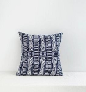 JAMINI - bleu indigo - Square Cushion