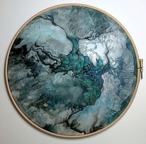 CLEMENTINE BRANDIBAS - -entre ciel et mer - Embroidery
