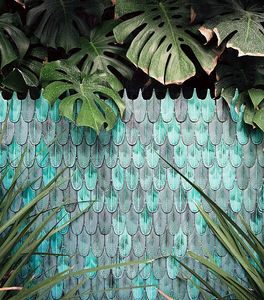 CARRÉMENT VICTOIRE - plumage - Mosaic Tile Wall