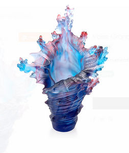 Daum - mer de corail - Decorative Vase