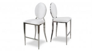 mobilier moss - palmyr blanc - Bar Chair