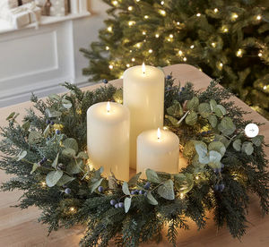 LIGHTS4FUN -  - Christmas Wreath