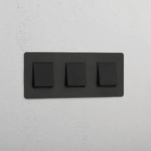 CORSTON ARCHITECTURAL DETAIL - à bascule rectangulaire x3 triple - Light Switch