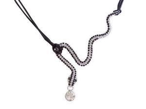 WHITE LABEL - tour de cou serpent strass et pierre blanche bijou - Necklace