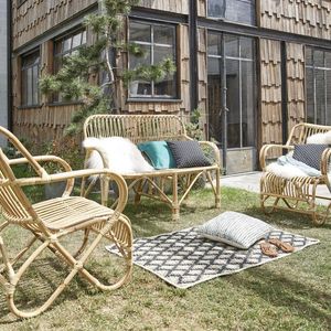 BOIS DESSUS BOIS DESSOUS - salon de jardin cosy en rotin - Garden Furniture Set