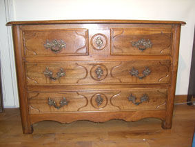 ANTIQUITES THUILLIER - commode louis xiv - fin xviii ème - Chest Of Drawers