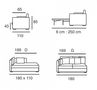 Sofa-bed-Home Spirit-Canapé d'angle droite convertible CHICAGO microfi