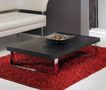 Rectangular coffee table-WHITE LABEL-Table basse METROPOLIS design wengé 110 cm