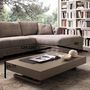 Liftable coffee table-WHITE LABEL-Table basse relevable extensible BLOCK design taup
