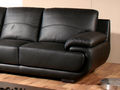 Adjustable sofa-WHITE LABEL-Canapé Cuir Angle MOZART