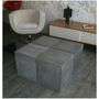 Square coffee table-Mathi Design-Table modulable beton