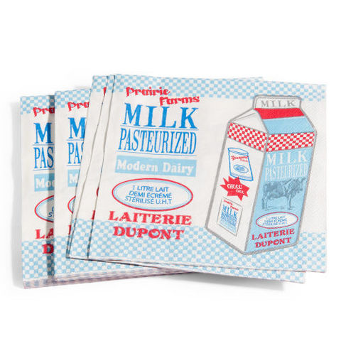 MAISONS DU MONDE - Paper napkin-MAISONS DU MONDE-Serviettes Milk x20