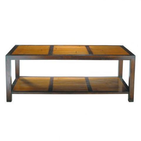 MAISONS DU MONDE - Rectangular coffee table-MAISONS DU MONDE-Table Basse rectangle Bamboo